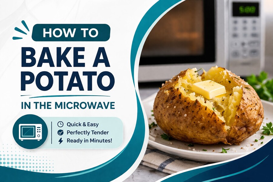 how to bake a potato in the microwave